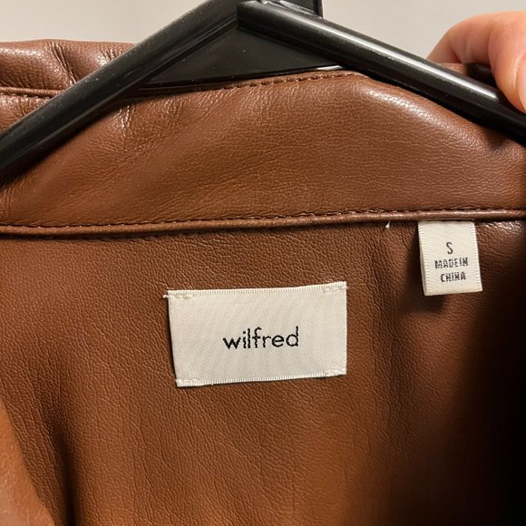 Aritzia (Wilfred) Caroline Leather Dress - Picture 4 of 4